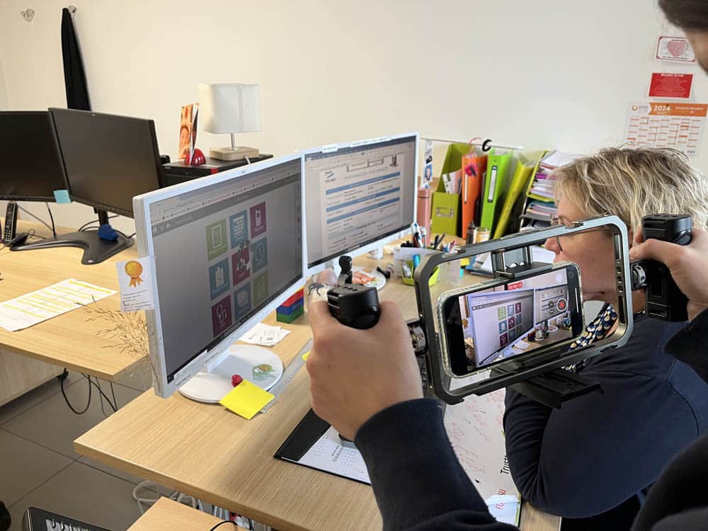 Tournage Pour Imago Du À L'association Du Bois L'abbesse (9)